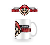 Pyramid International Taza Super Mario 'It's-A-Me, Mario' Unisex cerámica Blanco/Negro/Rojo