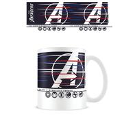 Pyramid - Taza de desayuno oficial Marvel Avengers con logo icónico, cerámica de alta calidad, apta para microondas y lavavajillas, modelo MGS0000003267 Medium