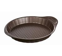 Pyrex® ASIMETRIA - Molde Tarta Plano Acero 27X4Cm. Apto Horno Temperatura Máxima (250°) Apto Frigorífico Apto Congelador Apto lavavajillas | Calidad Profesional | Apto Lavavajillas