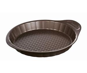 Pyrex® ASIMETRIA - Molde Tarta Plano Acero 27X4Cm. Apto Horno Temperatura Máxima (250°) Apto Frigorífico Apto Congelador Apto lavavajillas | Calidad Profesional | Apto Lavavajillas