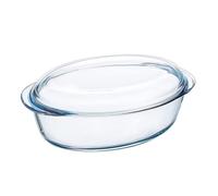 PYREX Cacerola Ovalada, 33 x 20 x 13 cm, Cristal, Transparente, 33 cm cm