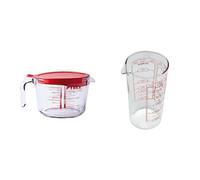 Pyrex Classic Jarra Medidora, 20.872 Cm + Vaso Medidor 0,5L 888, Centimeters