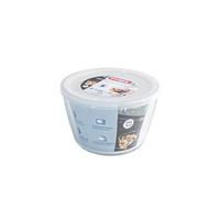 Pyrex Cook&Freeze Recipiente Redondo con Tapa, 16cm-1,6L, Vidrio borosilicato Extra Resistente, Apto para Horno