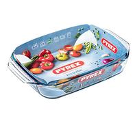 Pyrex Fuente de horno resistente al calor, con asas, 39 x 27 cm, 4 L
