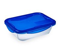 PYREX Recipiente hermético Cook&Go de vidrio, 3,3 l