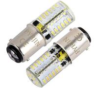 PYRJIN Bombillas Ba15d led 12v 5W, 400Lm, Base De Bayoneta De Doble Contacto, Blanco Fresco 6000K Bulb Equivalentes HalóGenas De 35W, Para Interior Rv IluminacióN barca. (2 Piezas)