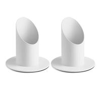 Pyuyan 2 Piezas Portavelas de Comunión 4cm, Portavelas Comunión y Bautizo Decorativos Metal, para Velas de Bautizo, Velas Cilíndricas, Velas de Mesa