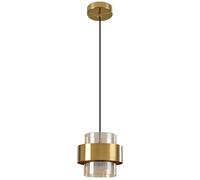 PZAOJAU Lámpara Colgante De Vidrio Industrial Isla De Cocina Oro Cepillado Iluminación Colgante Moderna De Mediados De Siglo Ámbar Gris Humo Granja Lámpara Vintage Para Dormitorio Mesa De Comedor Rest
