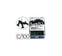 Q-Connect 18-NE - Pack de 100 señalizadores de planos, color negro