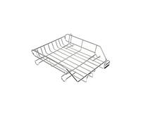 Q-Connect Bandeja Sobremesa Metalica Cromada 370X275 Mm