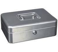 Caja caudales q-connect 10/ 250x180x90 mm plata con portamonedas - KF03324