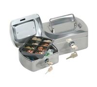 Caja caudales q-connect 6/ 152x115x80 mm plata con portamonedas - KF03316