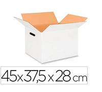 Q-connect Caja para embalar americana blanca 450x280x375 mm