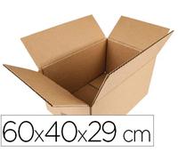 Q-connect Caja para embalar americana de cartón reciclado 600x400x290 mm color kraft