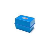 Q CONNECT CARD INDEX BOX 5X3 BLU