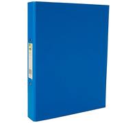 Q-Connect - Carpeta de anillas (A4, polipropileno, 1 unidad), color azul