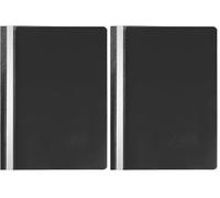 Q-Connect - Carpeta (tamaño A4, 25 unidades), color negro, KF01453 (Paquete de 2)