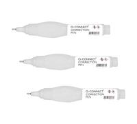 Q-Connect Corrector Lapiz 8 Mlcon Punta Metalica (Paquete de 3)