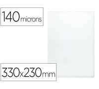Q-connect Funda portadocumento folio 140 micras transparente