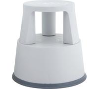 Q-Connect® KF01003: Taburete de plástico, peso 2,9 kg, color gris claro