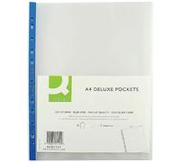 Q-Connect KF01122 - Funda perforada tamaño A4 - Pack de 25 uds.
