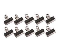 Q-CONNECT KF01287 10pieza(s) pinza sujetapapel - Sujetapapeles (Negro, 25 mm, 10 pieza(s))