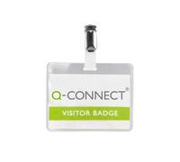 Q-connect KF01560 - Identificador con Pinza 60x90 mm con Apertura Superior