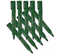 Q-Connect KF01773 - Rotulador, Verde, Pack de 10 Unidades