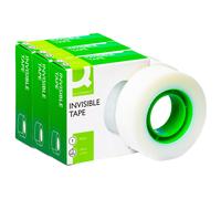 Cinta adhesiva q-connect 33 mt x 19 mm invisible - KF02164