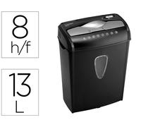 Q-connect KF17972 Destructora de documentos de 8 hojas y 13 litros