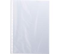 Q-Connect KF18478 - Funda Multitaladro Tamaño Folio 120mc Transparente Cristal (Bolsa de 10 Uds.)