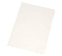 Q-Connect KF24002 - Fundas con uñero (tamaño A4, 100 unidades), color transparente