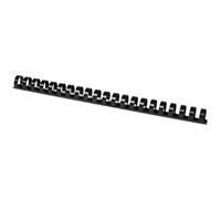 Q-Connect KF32114 - Pack de 50 canutillos, 18 mm, color negro