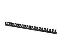 Q-Connect KF32116 - Pack de 50 canutillos, 22 mm, color negro