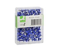 Q-Connect - Pack De 100 Señalizadores De Planos Azul