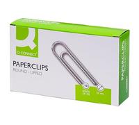 Q-Connect Paperclip 32 mm Lipped Pack of 100 kf01316q Pack of 10