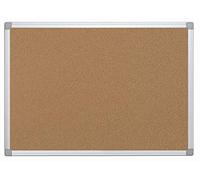 Pizarra corcho q-connect marco de aluminio 90x60 cm - KF03561