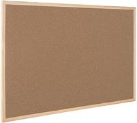 Pizarra corcho q-connect 40x30 cm marco de madera - KF03565