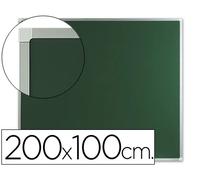 Q-connect Pizarra verde mural con marco de aluminio 200x100 cm