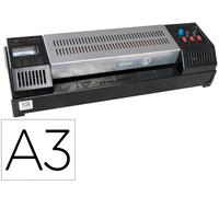 Plastificadora q-connect kf16918 profesional rugerizada caliente din a3 cuatro rodillos hasta 200 micras - KF16918