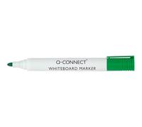 Q-Connect Rotulador Pizarra Blanca Color Verde Punta Redonda 3.0 Mm