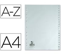 Q-Connect Separador Alfabetico Plástico A-Z Din A4 -Multitaladro