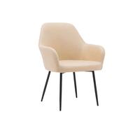 Silla q-connect confidente siemione base metalica marrón arena - KF14197
