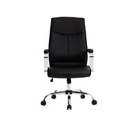Silla q-connect direccion mode na simil piel base metalica alt max 1210 anc 630 prof 650 mm ruedas premium color negro - KF04628