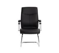 Silla q-connect escritorio mod ena simil piel base metalica alt max 1050 anc 630 prof 650 color negro - KF04631