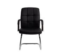Silla q-connect escritorio pia ve simil piel base metalica alt max 1050 anc 610 prof 680 color negro - KF04626