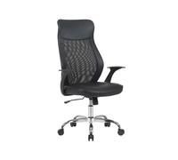 Silla q-connect direccion bergamo malla similpiel alt max 1210mm anch 520mm prof 480mm ruedas premium negro - KF10122