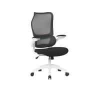 Silla q-connect oficina catania malla alt max 1230 mm anc 510 mm prof 490 mm ruedas premium color negro blanco - KF10116