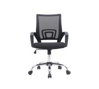Silla q-connect oficina siena malla base metalica alt max 1000 anc 560 prof 570 ruedas premium color negro - KF04640