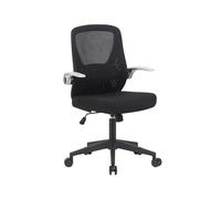 Q-connect Silla de oficina Terni con respaldo de malla y reposabrazos ajustables